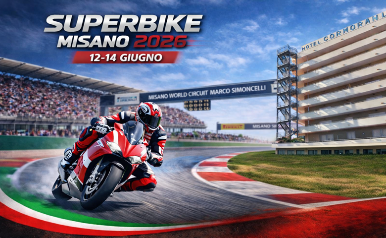 Superbike-Wochenende 2026 Hotel mit Parkplatz und Swimmingpool