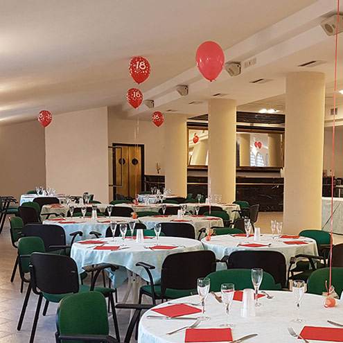 La sala degli eventi