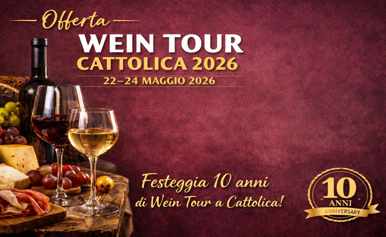 WeinTour Cattolica 2026: Offerta Hotel Fronte Mare con Piscina